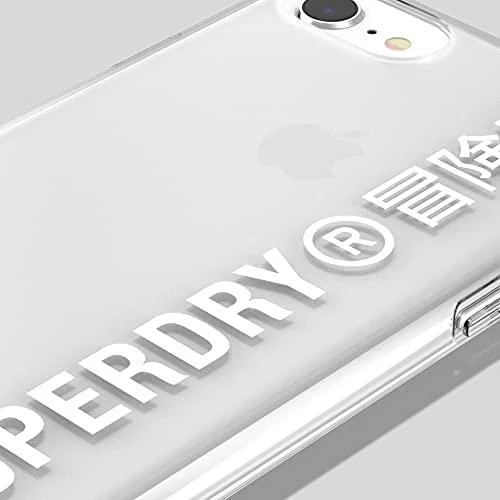 Dėklas SUPERDRY SNAP CASE CLEAR IPHONE 6/6S/7/8/SE TRANSPARENT / Baltas