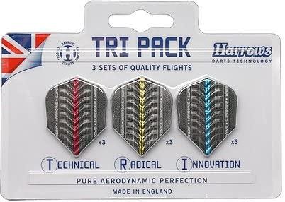 Harrows Darts sparneliai rink TRI PACKS SUPERGRIP 3630