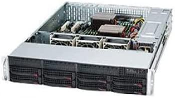 Serveris - Supermicro 825TQC-R802LPB Rack 800 W Juodas