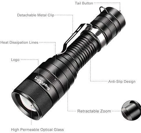 Žibintuvėlis Superfire F5, 1100lm, USB