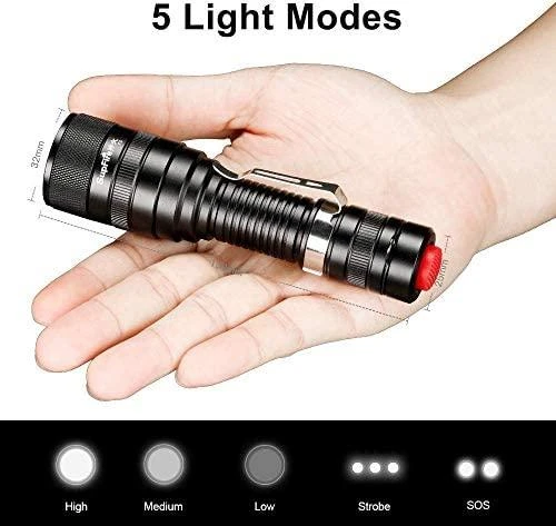 Žibintuvėlis Superfire F5, 1100lm, USB