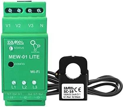 Zamel Supla MEW-01 Lite - WiFi energijos monitorius 3F+N