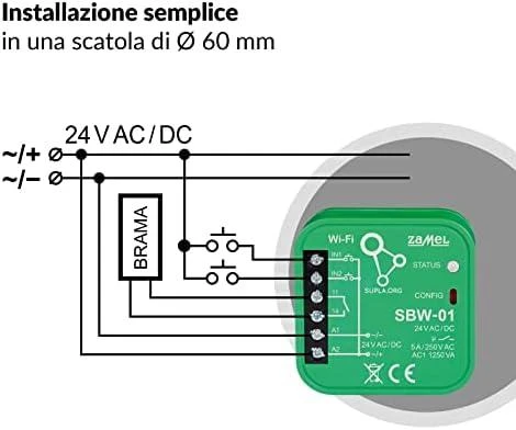Zamel Supla SBW-01 vartų WiFi valdiklis