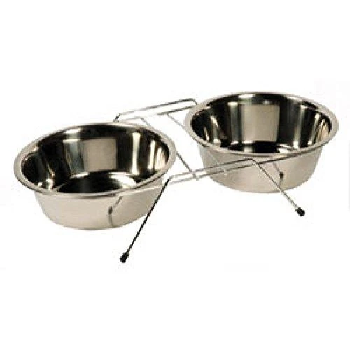 Rinaldo Franco Spa RECORD dubenėliai 2vnt su stovu metaliniai 23,5cm 2,8L
