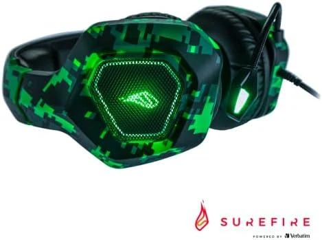 SureFire Skirmish žaidimų ausinės su LED apšvietimu