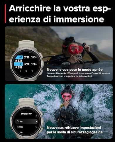 Išmanusis laikrodis Sportinis laikrodis Suunto Suunto Ocean sports watch, 50 mm, Sand