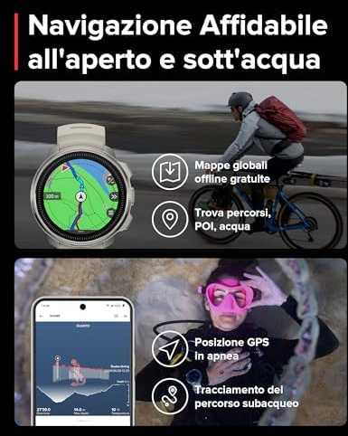 Išmanusis laikrodis Sportinis laikrodis Suunto Suunto Ocean sports watch, 50 mm, Sand