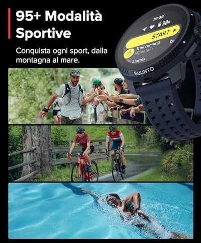 šmanusis laikrodis Suunto Race, Juodos spalvos
