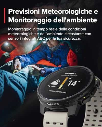 Išmanusis laikrodis Suunto Vertical, Juodos spalvos korpusas su smėlio spalvos dirželiu