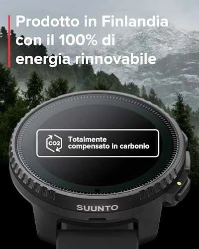 Išmanusis laikrodis Suunto Vertical Solar, Juodos spalvos korpusas su juodos spalvos dirželiu