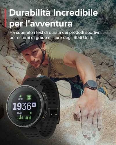 Išmanusis laikrodis Suunto Vertical Solar, Juodos spalvos korpusas su juodos spalvos dirželiu