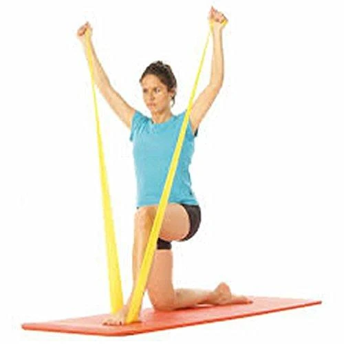 Sveltus Juosta mankštai LATEX BAND (lengva) 120cm yellow
