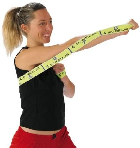 Sveltus Juosta mankštai ELASTIBAND 10kg geltona+pakuotė