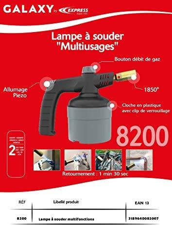 Lampa Daugiafunkcis pjezoelektrinis degiklis, liepsnos temperatūra 1850 °C