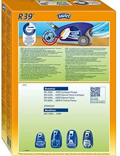 Dulkių siurblio maišeliai Swirl® R 39 MicroPor® Plus Žalias, 4 vnt.