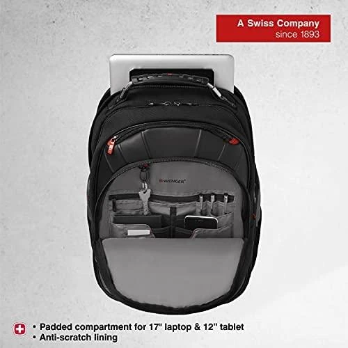 Rucksack for laptop WENGER pegasus 600639 (17 ", juodos spalvos)