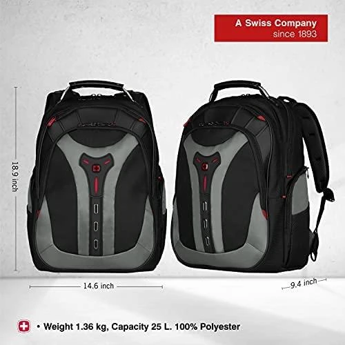 Rucksack for laptop WENGER pegasus 600639 (17 ", juodos spalvos)