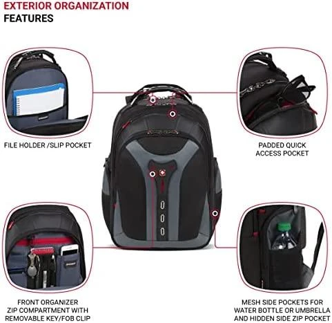 Rucksack for laptop WENGER pegasus 600639 (17 ", juodos spalvos)