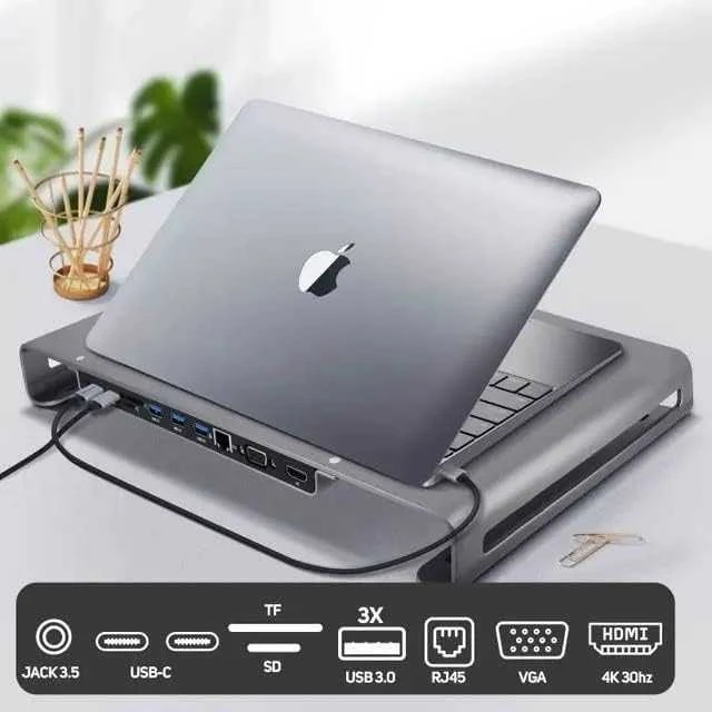 „Swissten“ USB-C stotis / replikatorius (44040104)