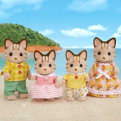 Sylvanian Families Dryžuotų kačiukų šeimynėlė