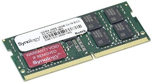 Synology 16GB DDR4 RAM modulis su garantiniu lipduku