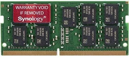 Synology 16GB DDR4 RAM modulis su raudonu garantiniu lipduku