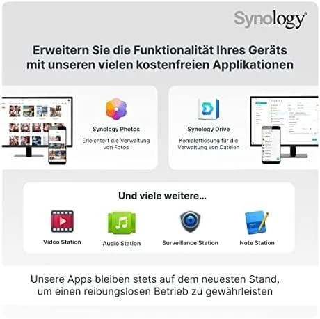 Serveris „Synology Tower NAS DS620slim“ iki 6 HDD / SSD karšto keitimo, „Celeron J3355“ dviejų branduolių, procesoriaus dažnis 2 GHz, 2 GB, DDR3L, RAID 0,1,5,6,10, hibridinis, 2 x 1 GbE, 2 x USB 3.2 1 kartos prievadas, vienas ventiliatorius