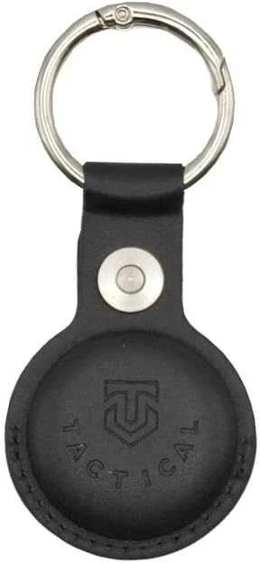Dėklas Tactical AirTag Beam Leather juodos spalvos