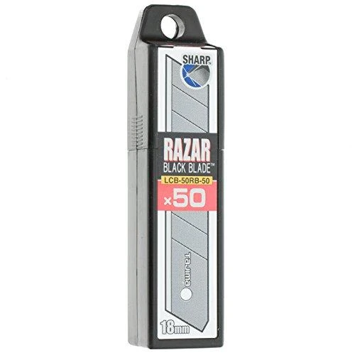 Tajima RAZAR Juodas atsarginės geležtės 18mm, 50vnt