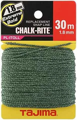 Atsarginė pinta nailono virvė 1.8mm x 30 m linijos atmušėjams Tajima Dura