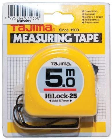Matavimo ruletė Tajima HiLock; 5 m