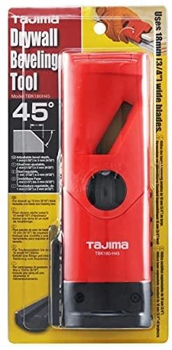 Tajima oblius gipso kartono plokščių briaunų apdirbimui 45°, 180mm