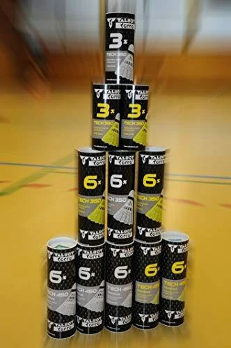 Talbot Torro Badmintono skrajukai Talbot Torro Tech 350, mažo greičio,3 vnt.
