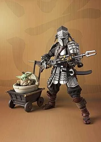 Tamashii Nations Star Wars Ronin Mandalorian Beskar Armor & Grogu figure 18cm