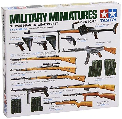Tamiya Vokiečių pėstininkų ginklų rinkinys 1/35 (35111)