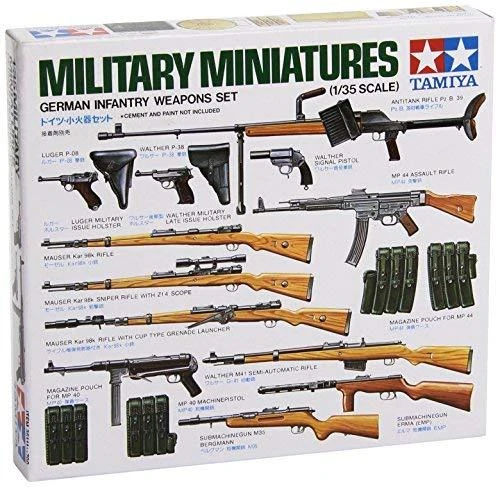 Tamiya Vokiečių pėstininkų ginklų rinkinys 1/35 (35111)