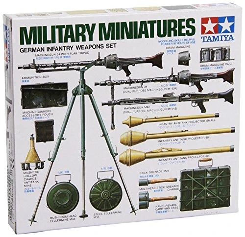 Tamiya Vokiečių pėstininkų ginklų rinkinys 1/35 (35111)