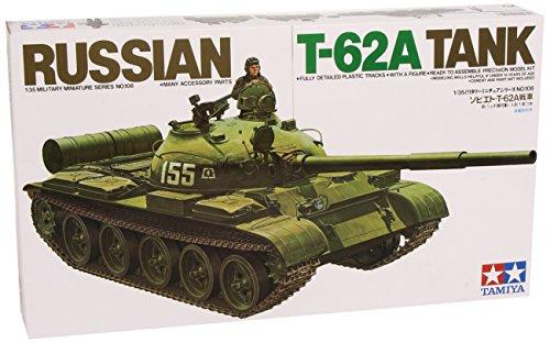 Tamiya T-62A retro tankas 1/35 plastikinis modelis (35108)