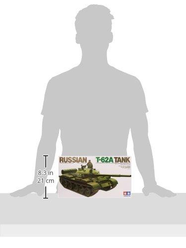Tamiya T-62A retro tankas 1/35 plastikinis modelis (35108)