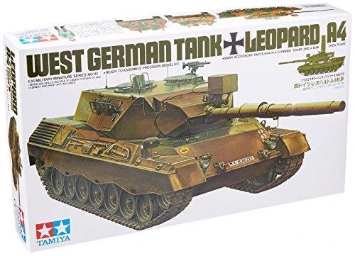 Plastikinis surenkamas modelis Tamiya West German Leopard A4