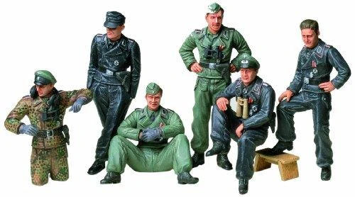 Tamiya vokiečių tanko įgulos figūrėlės, 1/35, 35201