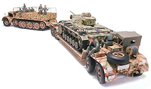 Tamiya Vokiečių vilkikas FAMO su priekaba 1/35 plastikinis modelis