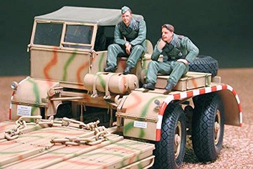 Tamiya Vokiečių vilkikas FAMO su priekaba 1/35 plastikinis modelis