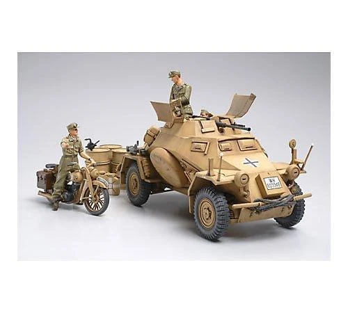 Tamiya Sd.Kfz. 222 4x4 šarvuotis Afrikos korpusas 1/35 modelio rinkinys 35286