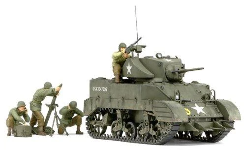 Tamiya M5A1 amerikiečių lengvasis tankas 1/35 plastikinis modelis 35313