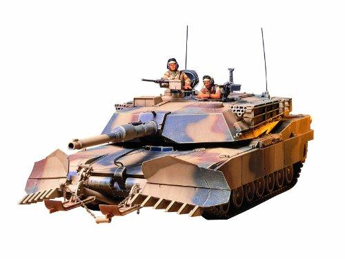 Tamiya JAV M1A1 Abrams su minų verstuvu 1/35 plastikinis modelis