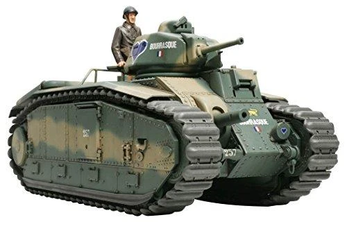 Tamiya prancūzų tankas B1 bis 1/35 plastikinis surenkamas modelis