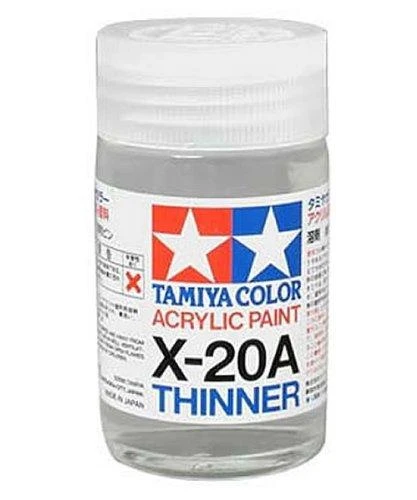 Tamiya - X-20A Acrylic thinner akrilinių dažų skiediklis, 46ml