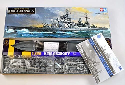 Tamiya King George V britų mūšinis laivas 1/350 plastikinis rinkinys 78010