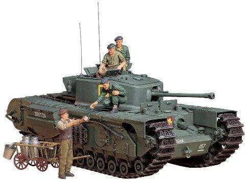 Plastikinis surenkamas modelis Tamiya Military Kit 1:35 35210 British Churchill VII